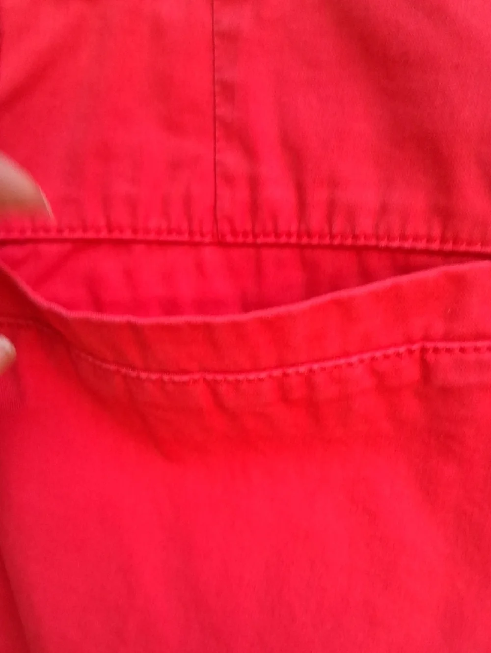 J. Crew Straight Leg Jeans in Red